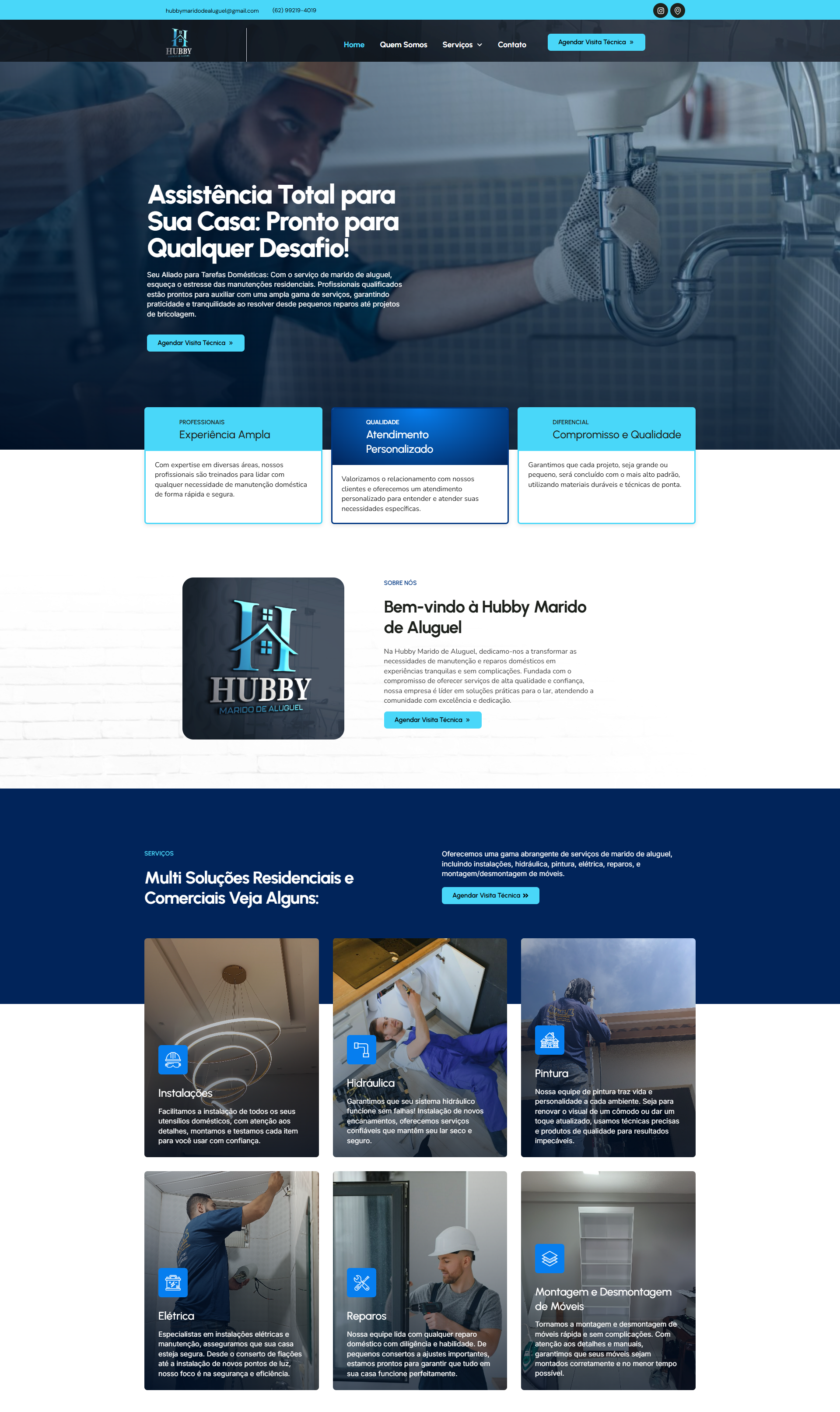 Exemplo de Site Institucional